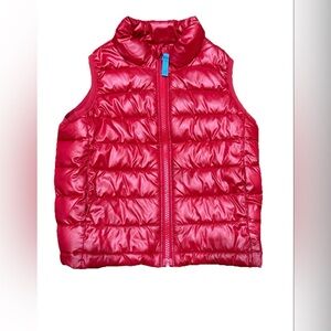 Primary Kids Lightweight Puffer Vest Boys Youth Size 4 Red
